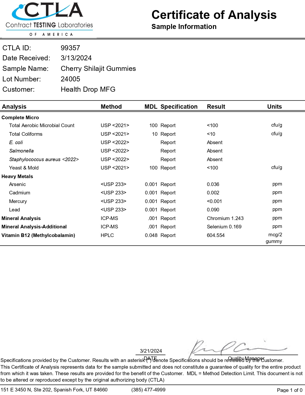 Oganics Ocean Purified Shilajit Gummies