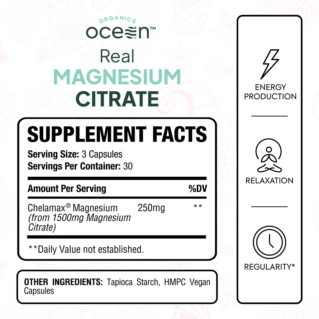 Organics Ocean Real Magnesium Citrate