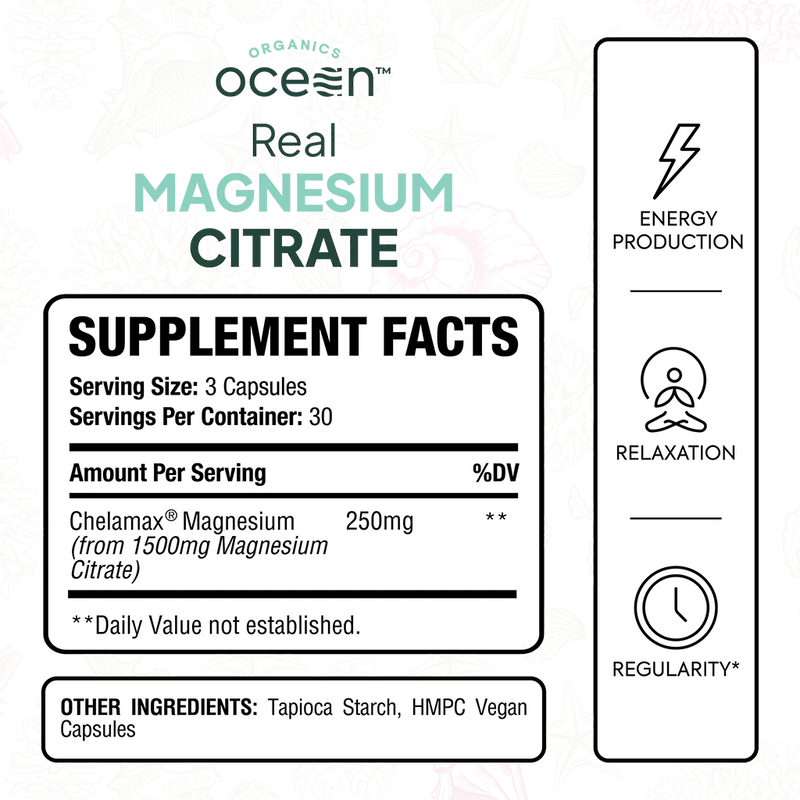 Organics Ocean Real Magnesium Citrate