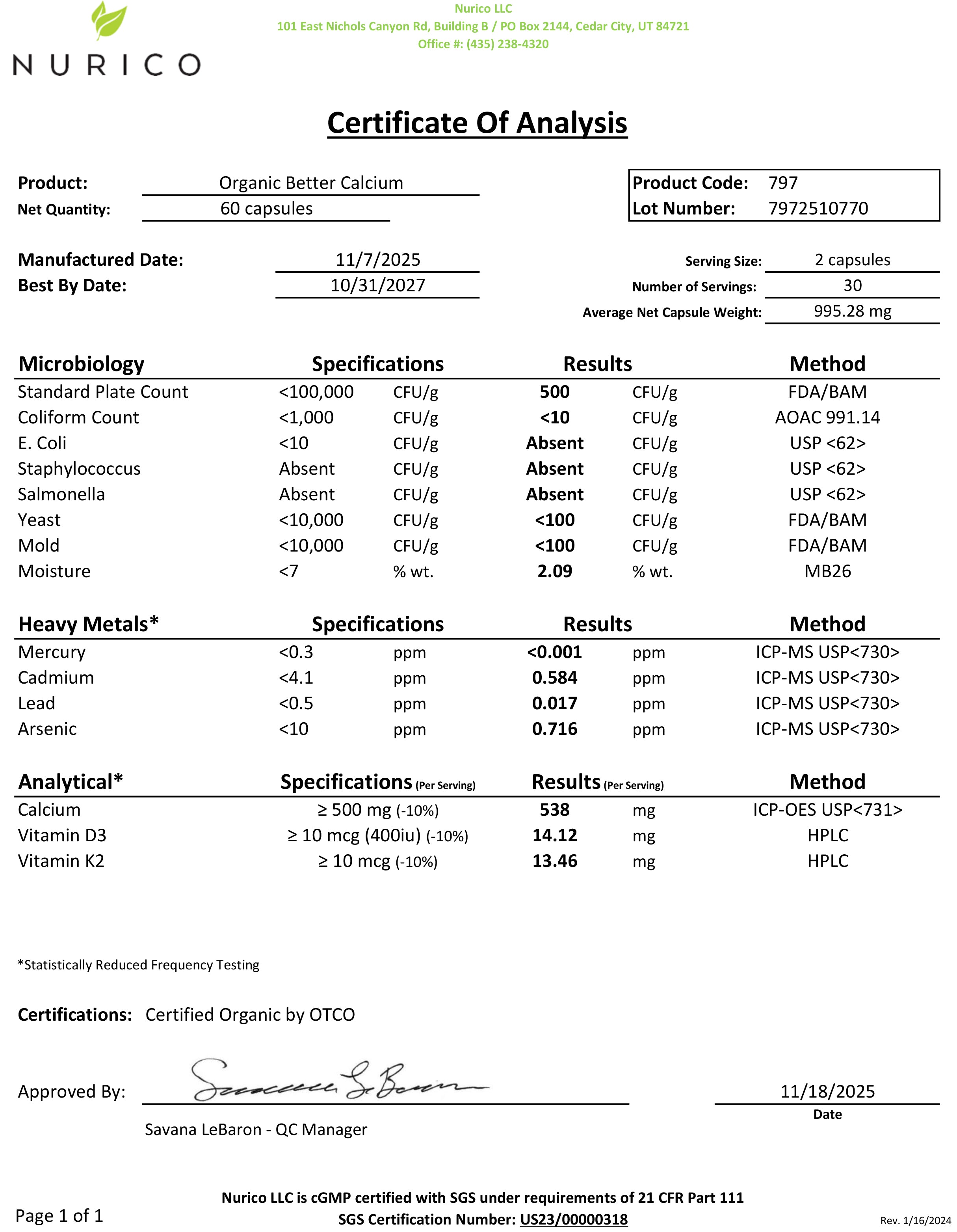 Oganics Ocean Better D3 + K2
