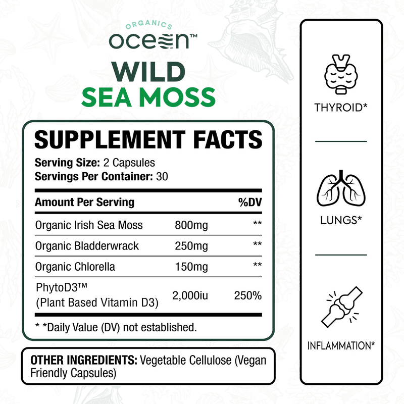Organics Ocean Wild Sea Moss