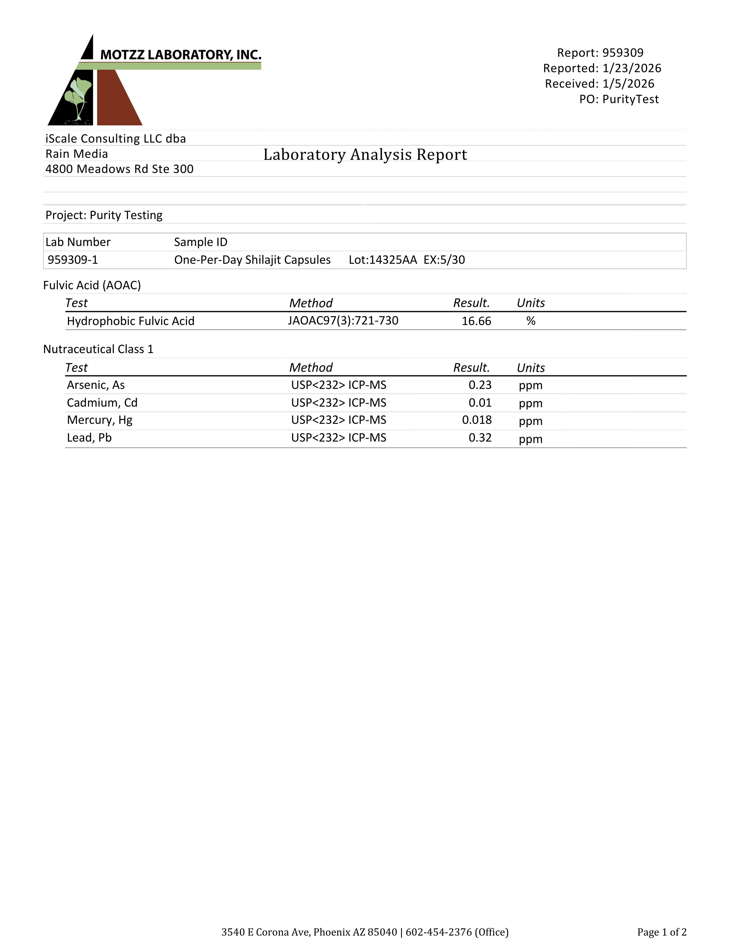 Oganics Ocean Magnesium Glycinate