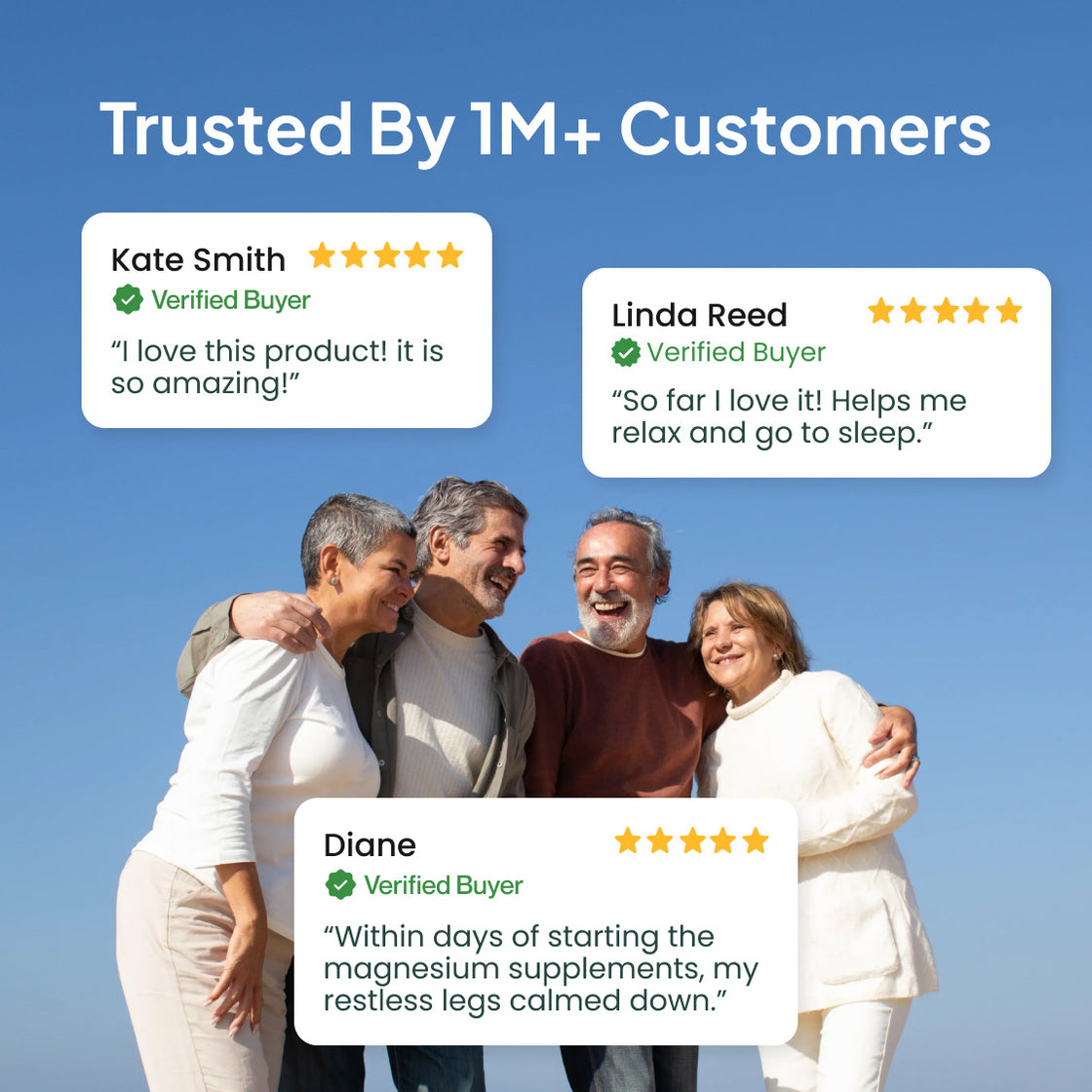 Trusted by 1M+ customers