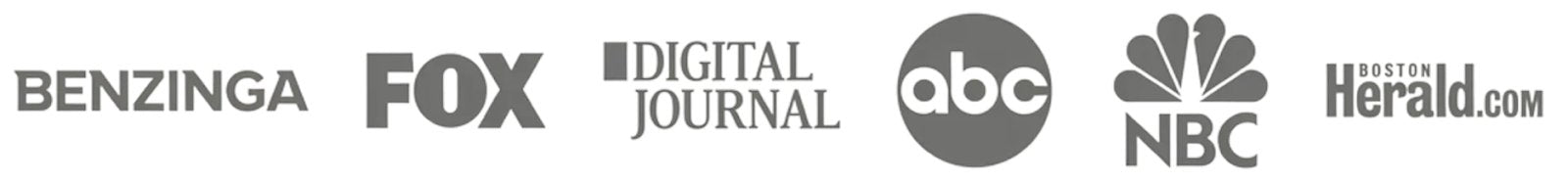 As seen in Benzinga, FOX, Digital Journal, abc, NBC and the Boston Herald