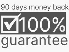 90 days money back, 100% guarantee